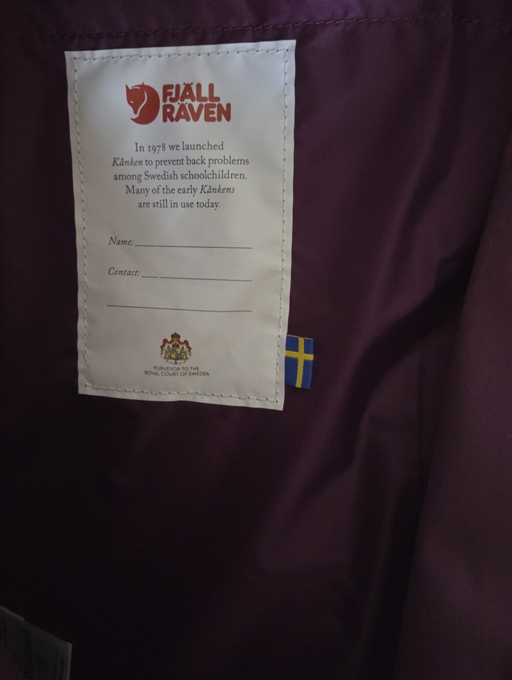 Fjallraven Classic Kanken Royal Purple - Picture 4 of 12